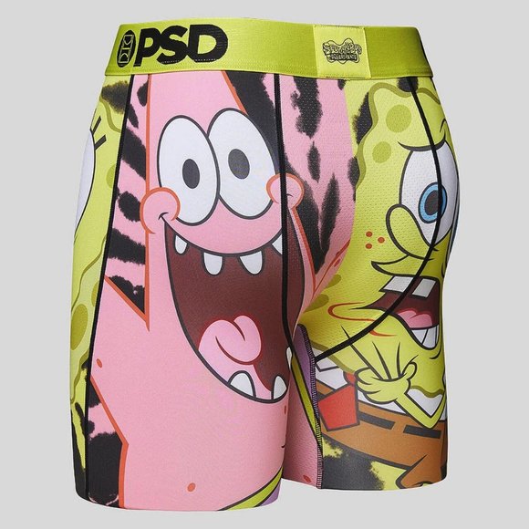 NWT PSD x Spongebob Squarepants & Patrick BFFs Mens Boxer Briefs Underwear - Picture 3 of 4